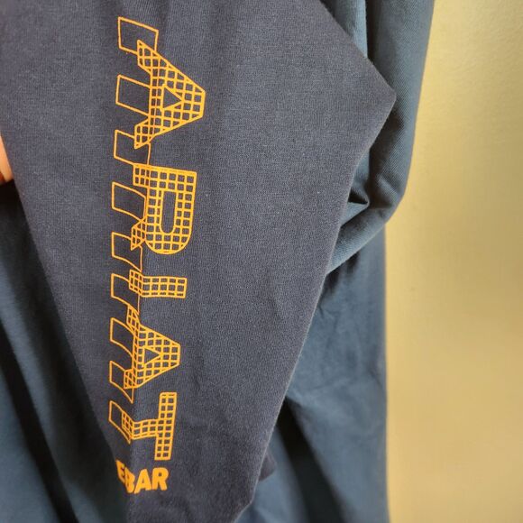 NEW Ariat Mens Rebar Cotton Strong Dually Long Sleeve Work Shirt XLT - Picture 7 of 9